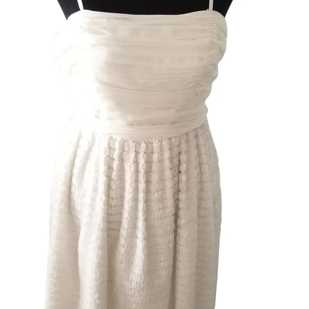 NWT Jill Stuart White Strapless Mini Cocktail Prom Sweet 16 Dress - Picture 4 of 15